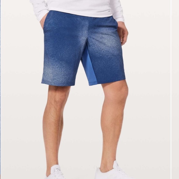 Lululemon T.H.E. Short *9" Ocean Spray Ice Grey Admiral Blue - Picture 1 of 7